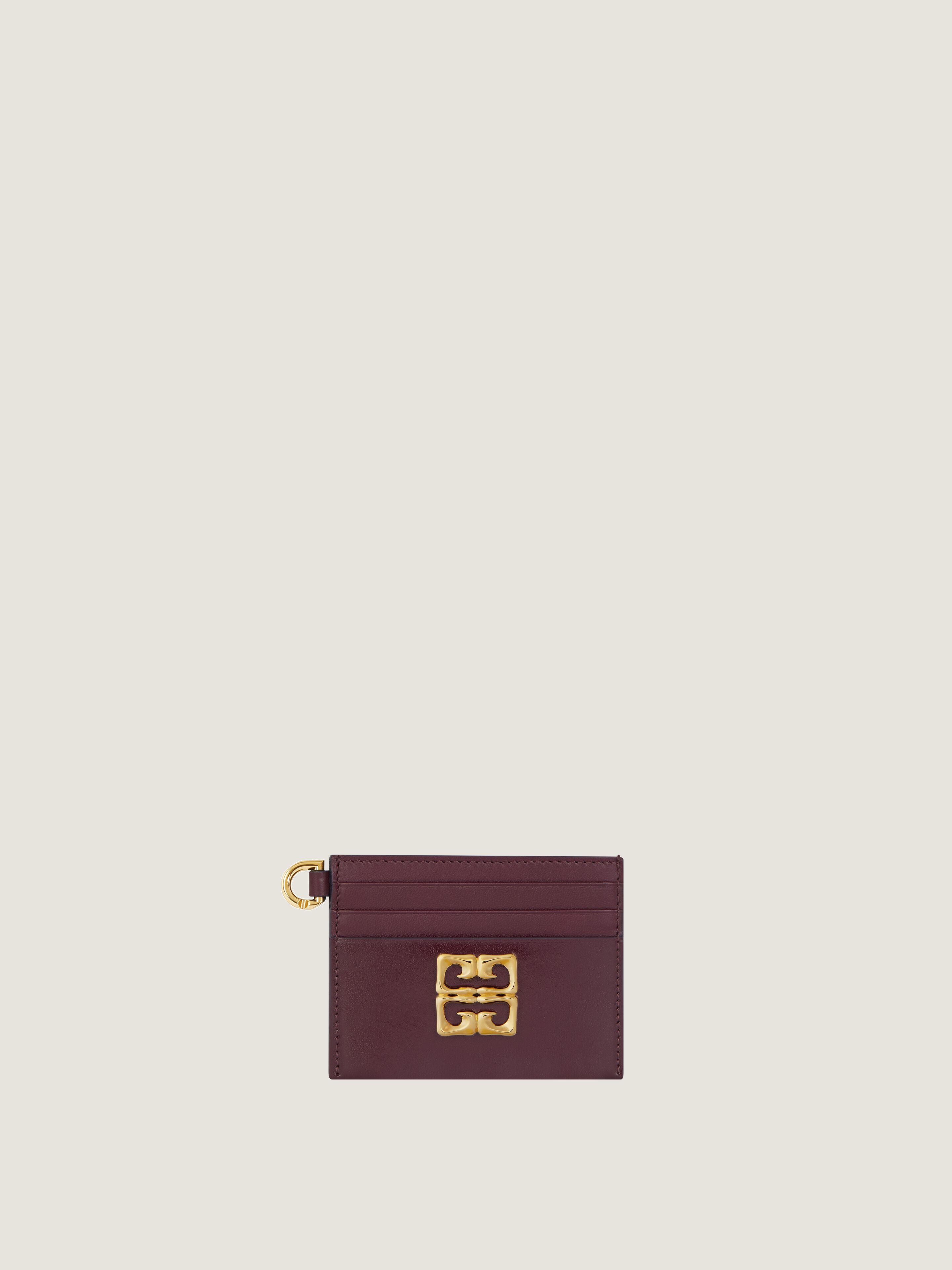 4G Liquid card holder in Box leather